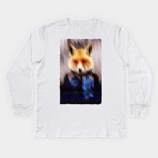 Cool Fox Kids Long Sleeve T-Shirt